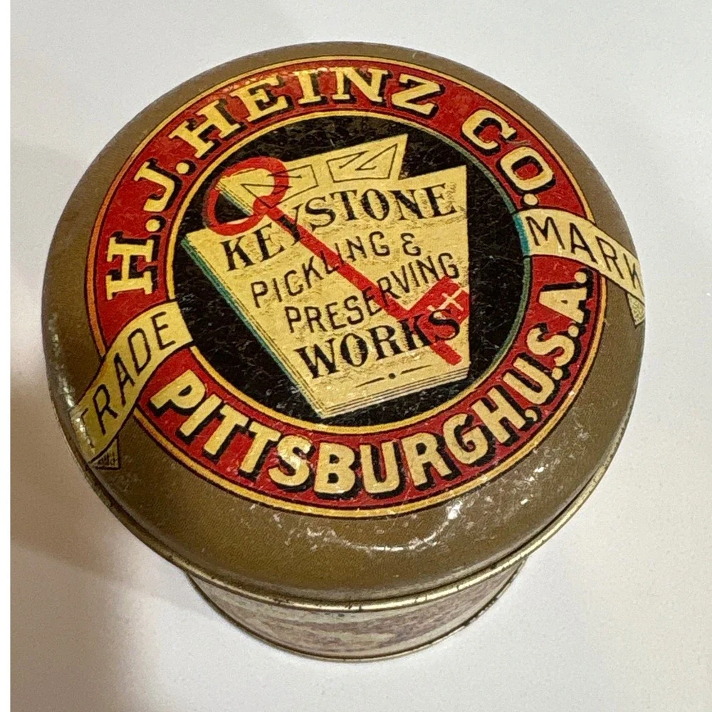 H.J. Heinz Co. Pickle Tin‎ Collectible Condiments Advertising Storage 1992